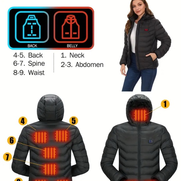 Brand new heated jacket still in package. - Picture 4 of 6